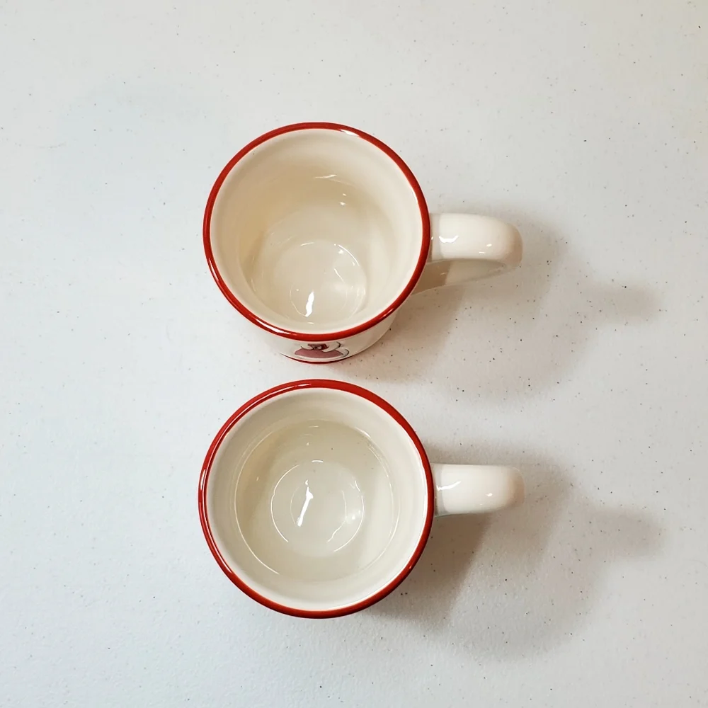 Williams Sonoma Snowman Mug Set